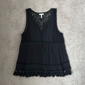 Joie Black Lacy Top